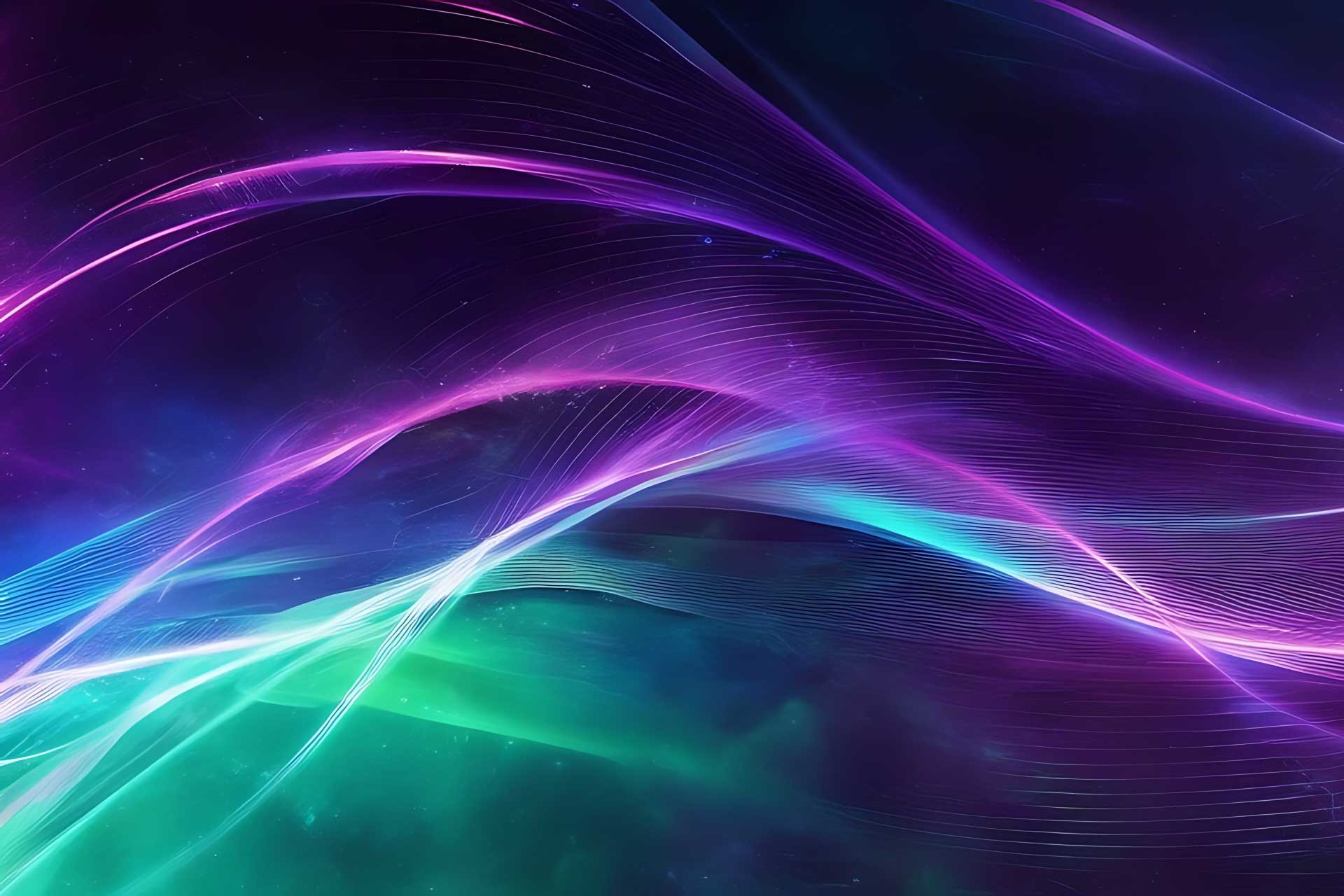 black-bg-violet-green-blue-waves-banner