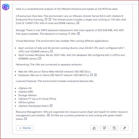 Sample Amazon Q Business Response 1
