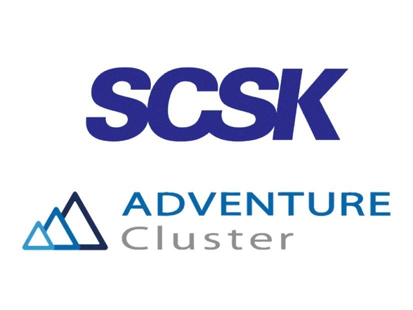 SCSK and AdventureCluster logo